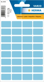 Herma Vielzwecketiketten, 12x18mm, hellblau, 7 Blatt (224 Etiketten)