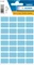 Herma Vielzwecketiketten, 12x18mm, hellblau, 7 Blatt (224 Etiketten) Vorschaubild