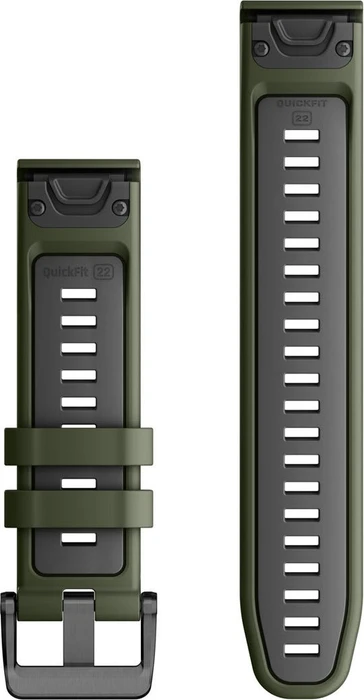 Garmin Ersatzarmband QuickFit 22 Silikon moss/graphite
