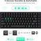 RK Royal Kludge RK84 75% Wireless, schwarz, LEDs RGB, hot-swap, RK BROWN, USB/Bluetooth, DE Vorschaubild