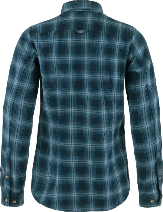 Fjällräven Övik Flannel Hemd langarm dark navy/indigo blue (Damen)