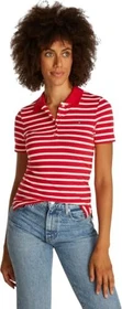 Tommy Hilfiger 1985 Slim Fit Poloshirt kurzarm red/ecru stp (Damen)