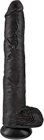 Pipedream King Cock 14" Cock with Balls black