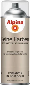 Alpina Farben Feine Farben Sprühlack Romantik in Roségold innen rose gold, 400ml