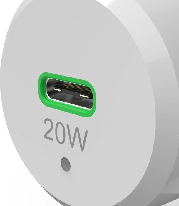 Hama Auto-Schnellladegerät mit Ladekabel Lightning PD 20W 1m weiß