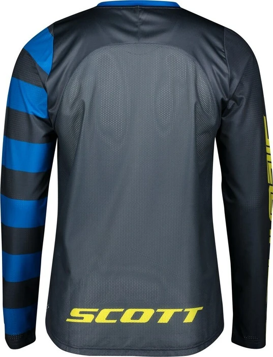 Scott Trail Vertic Trikot langarm nightfall blue/lemongrass yellow (Herren)