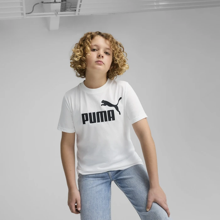 Puma ESS No. 1 Logo T-Shirt kurzarm puma white (Junior)