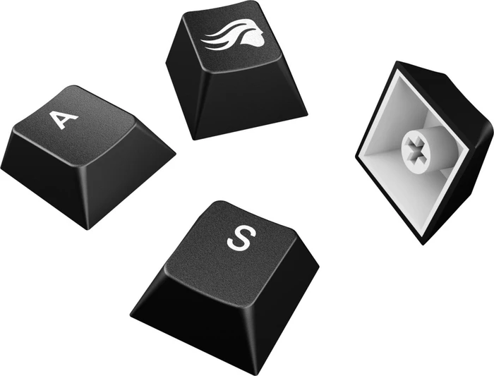 Glorious GPBT Basics Keycaps, Kunststoff (PBT), Classic Black, schwarz, 131 Tasten, ISO-DE