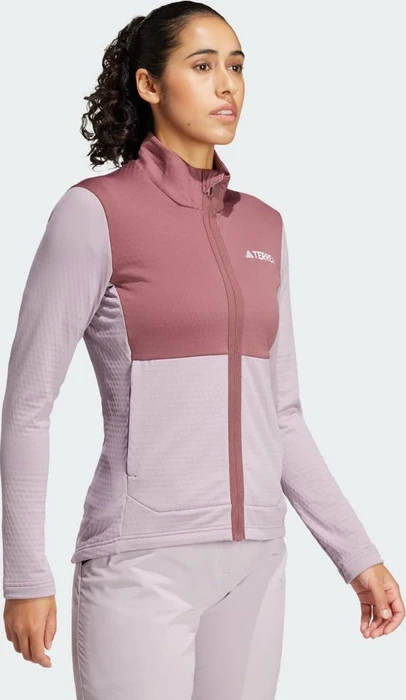 adidas Terrex Multi Light Fleece Jacke preloved fig/burgundy (Damen)