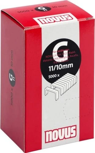 Novus Typ 11 Tacker-Klammern, 10x10.6mm, 5000 Stück
