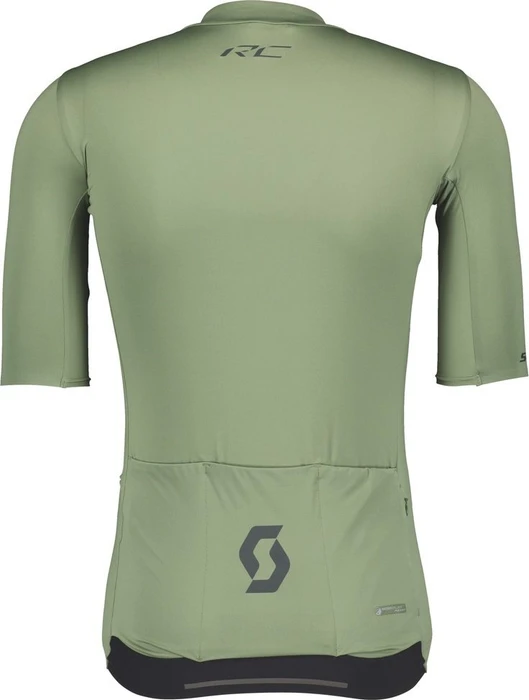 Scott RC Premium Kinetech Trikot kurzarm frost green/dark grey melange (Herren)