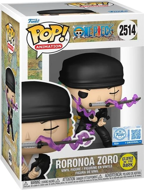 FunKo Pop! Animation - One Piece - Roronoa Zoro (Dressrosa Arc) (Glow)