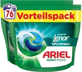Ariel Universal+ Allin1 Pods Lenor Touch of Unstoppables Waschmittel, 76 Stück
