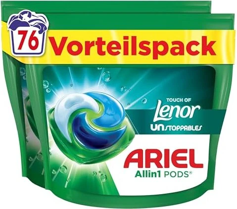Ariel Universal+ Allin1 Pods Lenor Touch of Unstoppables Waschmittel, 76 Stück