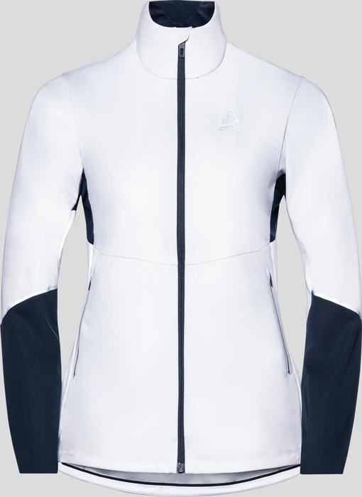 Odlo Langnes Funktionsjacke white/dark sapphire (Damen)
