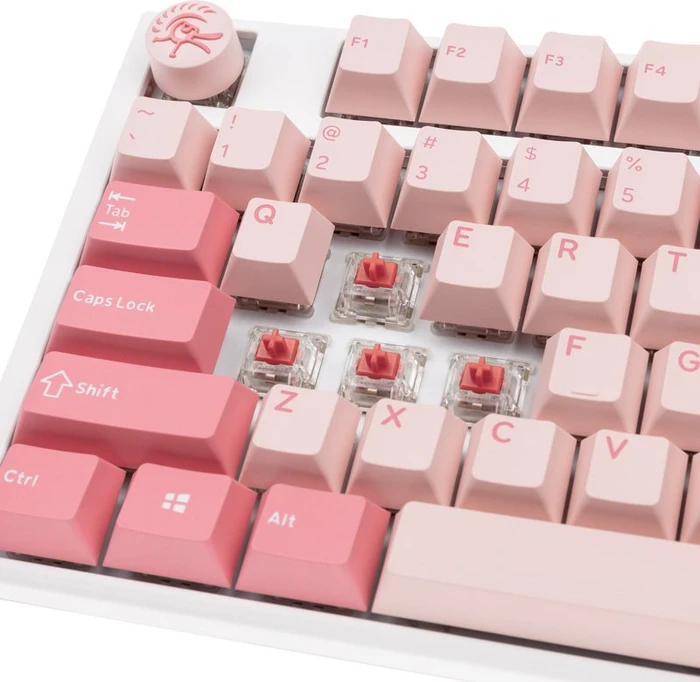 Ducky One 3, Gossamer Pink, MX SILENT RED, USB, US