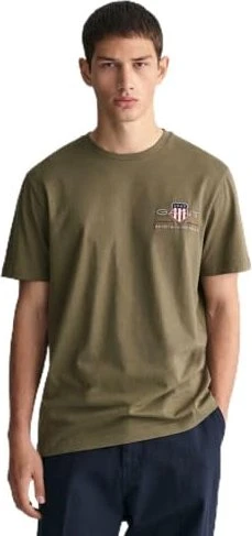 Gant Archive Shield Stickerei T-Shirt kurzarm (Herren)