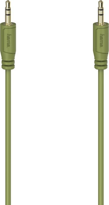 Hama 3.5mm Klinke Flexi 0.75m, grün