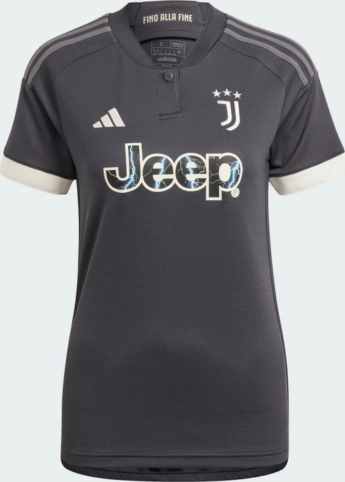 adidas Juventus Turin 2023/2024 Ausweichtrikot carbon/cream white (Damen)