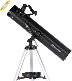 Bresser Venus 76/700 AZ mit Smartphone Adapter + Sonnenfilter