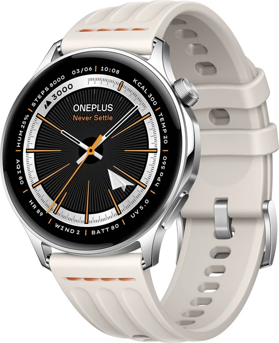 OnePlus Watch Lite silver steel