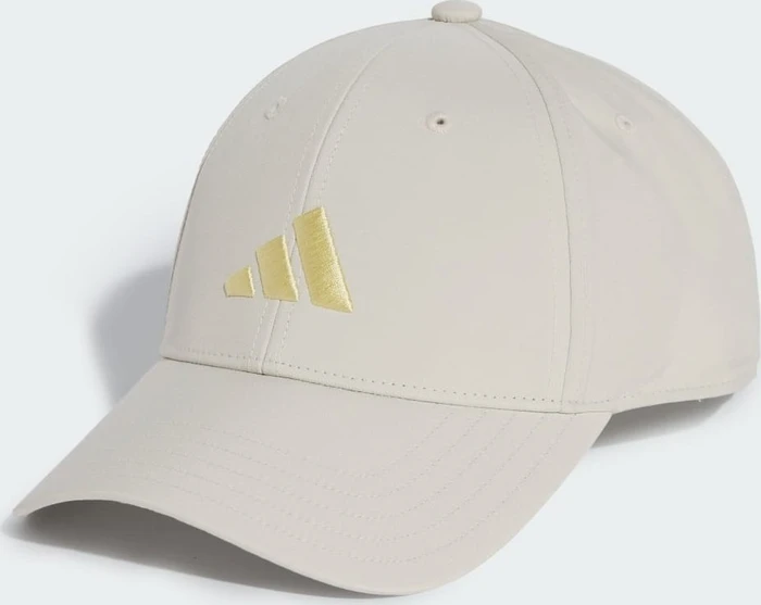 adidas New Logo Embroidered Baseball Kappe beige/powder yellow