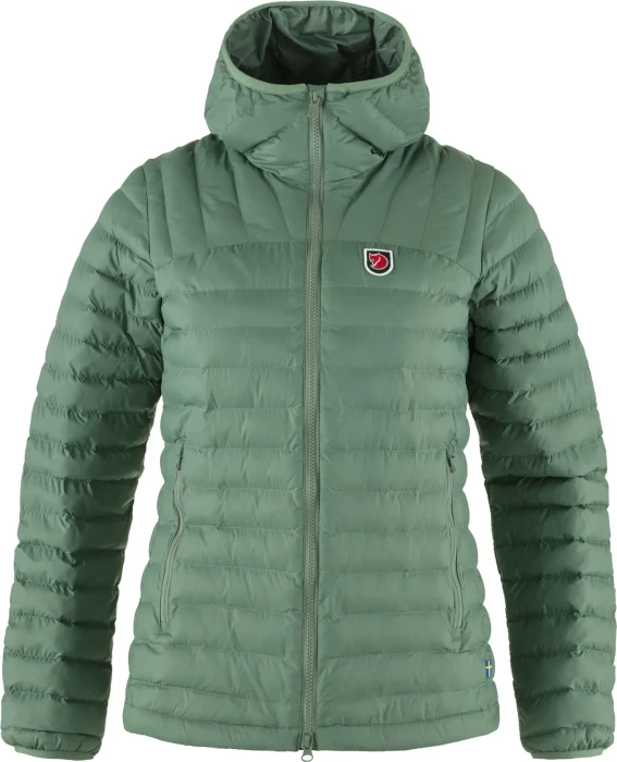 Fjällräven Expedition Lätt Hoodie Funktionsjacke patina green (Damen)
