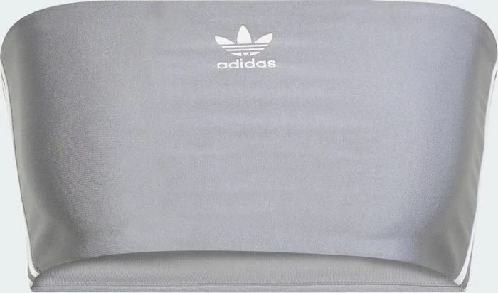adidas 3-Streifen Tube Crop-Top grey three (Damen)