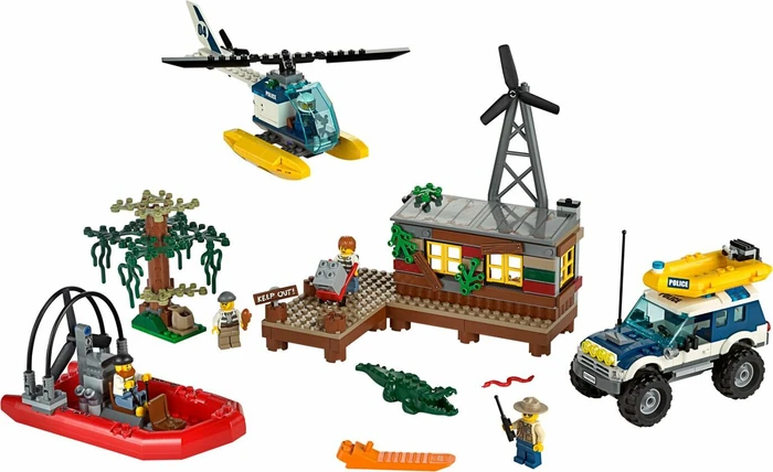 LEGO City Sumpfpolizei - Banditenversteck im Sumpf