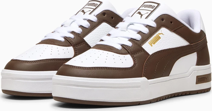 Puma CA Pro Classic puma white/espresso brown/puma team gold