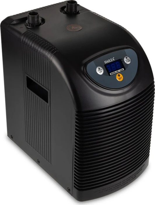 Hailea HC Series 130A Aquarienkühler, Durchlaufkühler mit Kompressor, 50-, schwarz