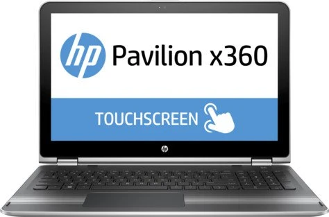 HP Pavilion x360 15-bk102ng, silber, Core i5-7200U, 8GB RAM, 1TB HDD, DE