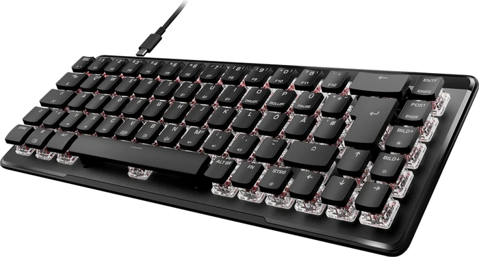 Turtle Beach Vulcan II Mini Air, schwarz, LEDs RGB, TITAN II OPTICAL RED, USB/Bluetooth, DE
