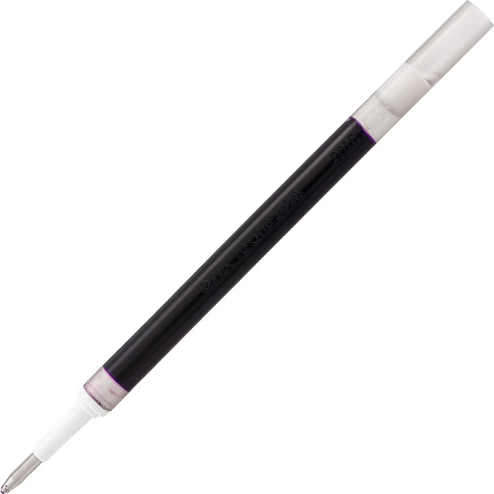 Pentel EnerGel Roller Pen LR10-VX Tintenrollermine 0.5mm (1mm Ball) violett, 12er-Pack