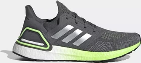 adidas Ultraboost 20 grey five/silver metallic/signal green (Herren)