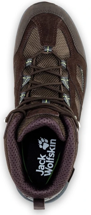Jack Wolfskin Vojo 3 Texapore Mid dark brown/lime (Herren)