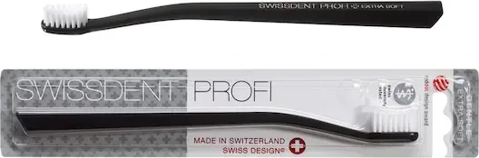 Swissdent Profi Gentle extra-weich schwarz, 1 Stück