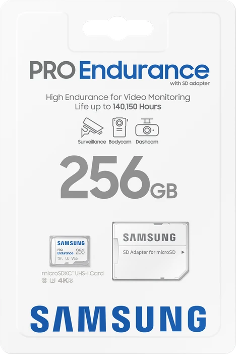 Samsung PRO Endurance R100/W40 256GB Kit, UHS-I U3, Class 10