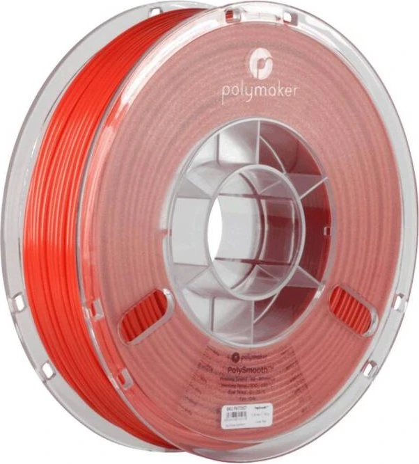 Polymaker PolySmooth, Coral Red, Spule, 1.75mm, 750g