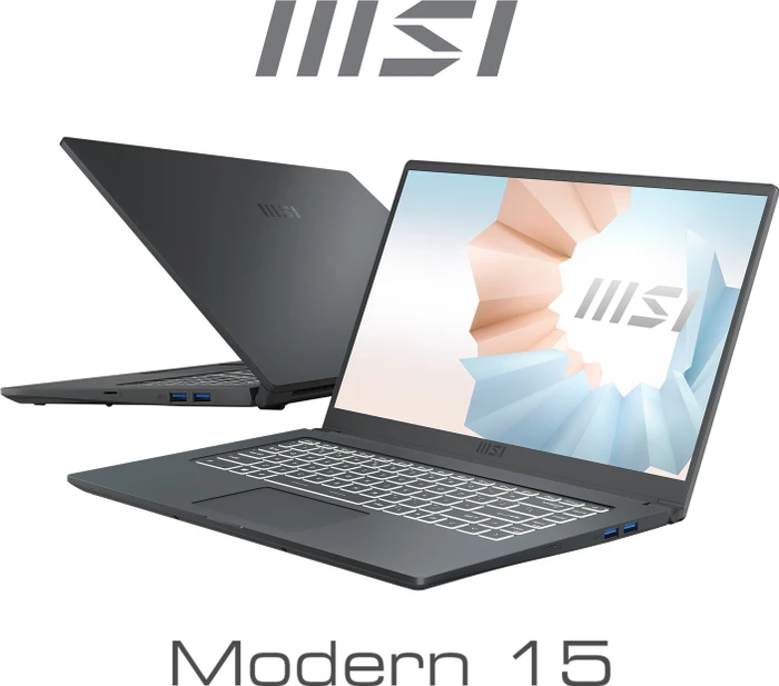 MSI Modern 15 A11M-893, Carbon Gray, Core i5-1155G7, 16GB RAM, 512GB SSD, DE