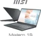 MSI Modern 15 A11M-893, Carbon Gray, Core i5-1155G7, 16GB RAM, 512GB SSD, DE Vorschaubild