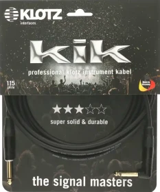 Klotz KIK gewinkelt schwarz 1.5m