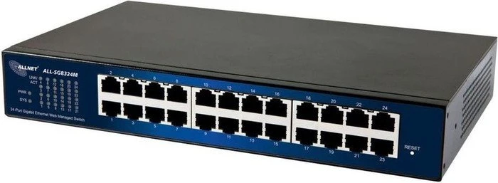 Allnet SG83 Desktop Gigabit Smart Switch, 24x RJ-45