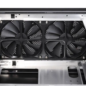 Lian Li PC-B25FB Blue Ring schwarz, schallgedämmt