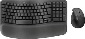 Logitech Wave Keys and Lift Combo, schwarz, Logi Bolt, USB/Bluetooth, CH