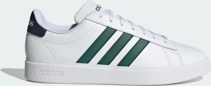 adidas Grand Court 2.0 cloud white/collegiate green/shadow navy