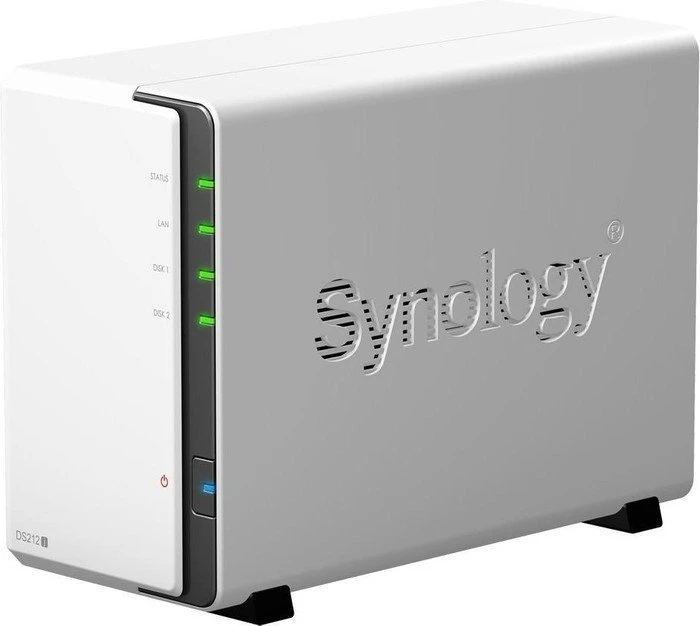 Synology DiskStation DS212j, 256MB RAM, 1x RJ-45 1000Base-T, 2x USB-A 2.0