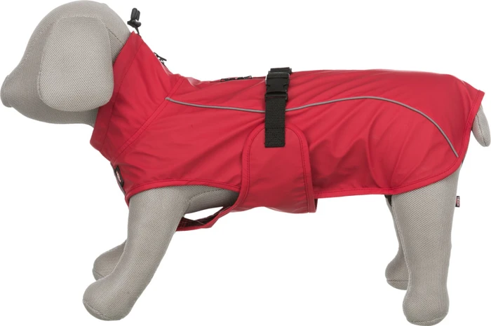 Trixie Vimy Regenmantel für Hunde, rot, 40cm
