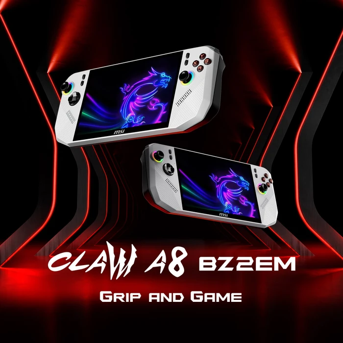 MSI Claw A8 BZ2EM-025PL, Polar Tempest, Ryzen Z2 Extreme, 24GB RAM, 1TB SSD, PL