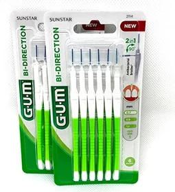 Sunstar Gum Bi-Direction Interdentalbürste 0.7mm grün,     6 Stück